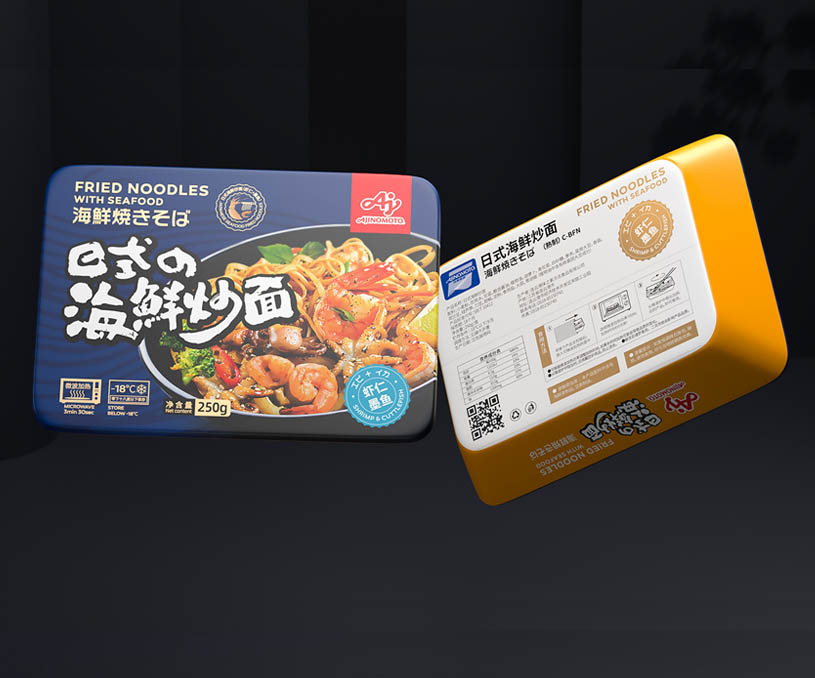 味之素海鮮炒面包裝設計